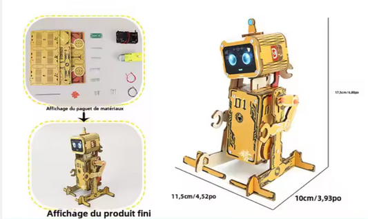 Robot à commande vocale assemblé