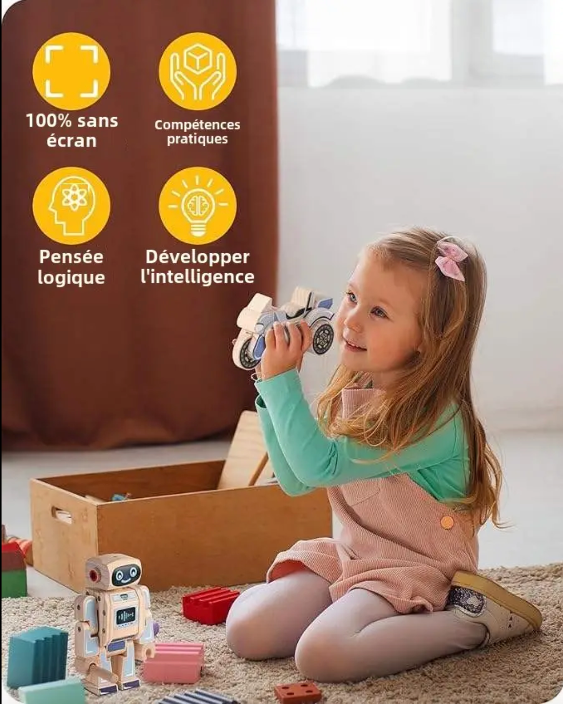 Kit de jouets d'assemblage en bois