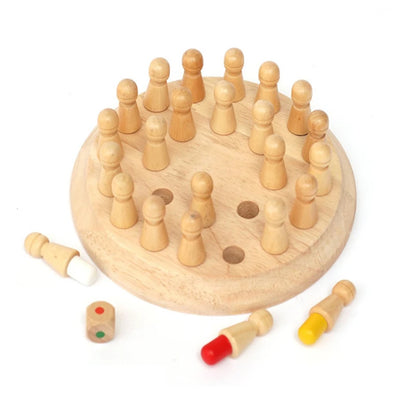 Jeu de mémoire en bois, pions