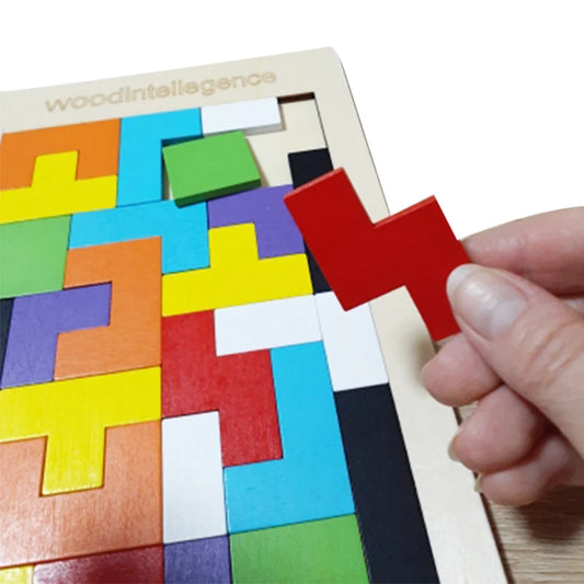 Tangram 3D en bois